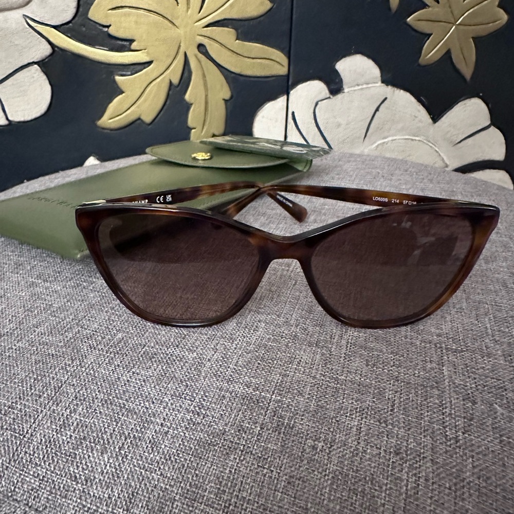 Longchamp Brown Cat-Eye Sunglasses